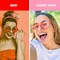 4E's Novelty 2 Pack Heart Shaped Sunglasses for Women – Trendy Pink & Red Frames for Valentines, Mardi Gras, Parties, Cute Fashion Accessory for Women, Men & Teens